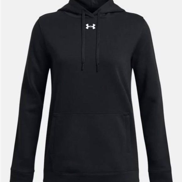 Under Armour Women's Hustle Hoodie Black | White XXL - Picture 10 of 11